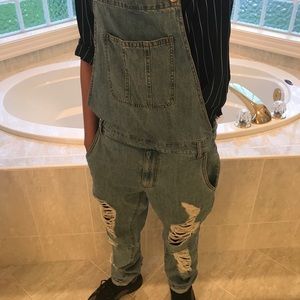 Denim Overalls